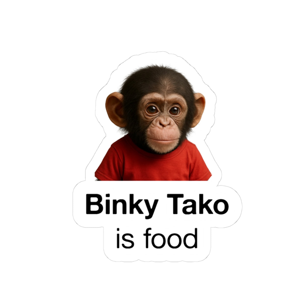 Binky Tako IS Food Sticker