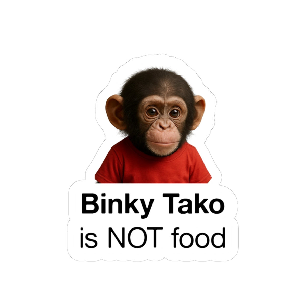 Binky Tako is NOT Food Sticker