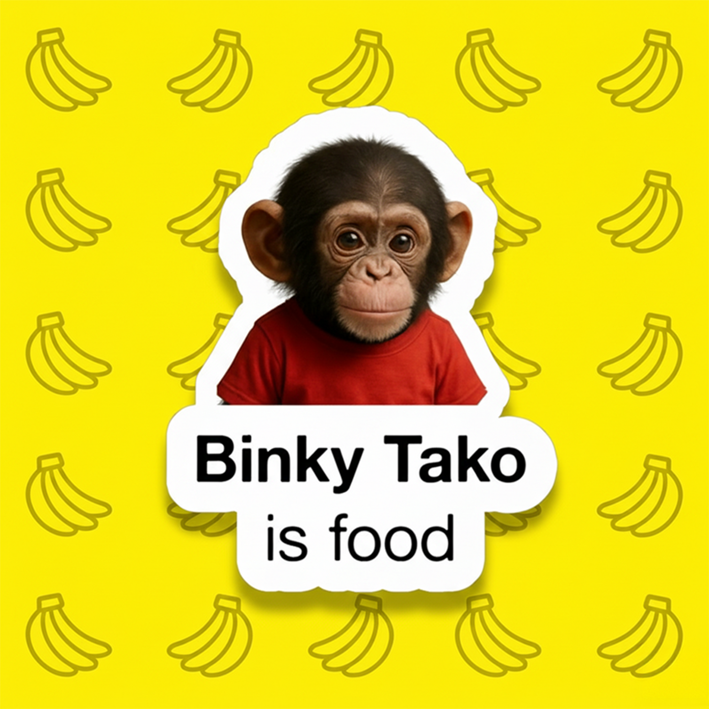 Binky Tako IS Food Sticker