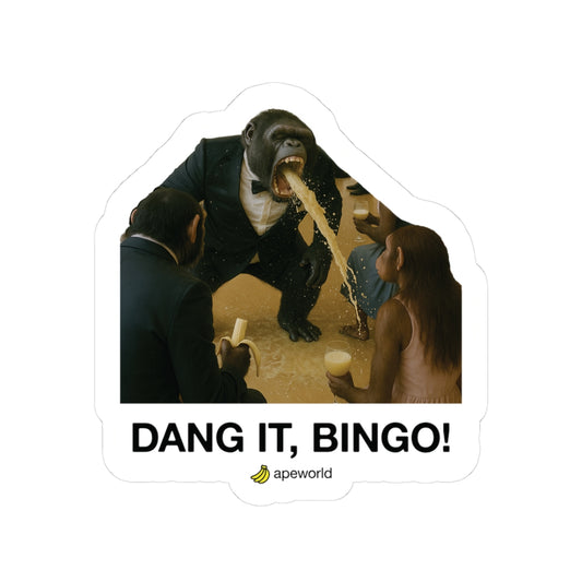 "DANG IT, BINGO!" Sticker