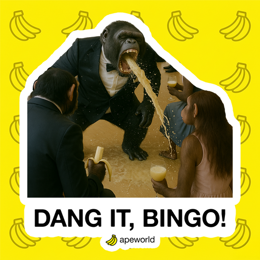 "DANG IT, BINGO!" Sticker