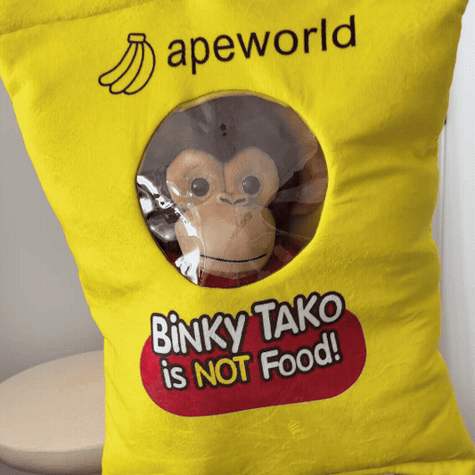 BINKY TAKO™ 2-IN-1 HEATABLE WEIGHTED STUFFED ANIMAL + PILLOW
