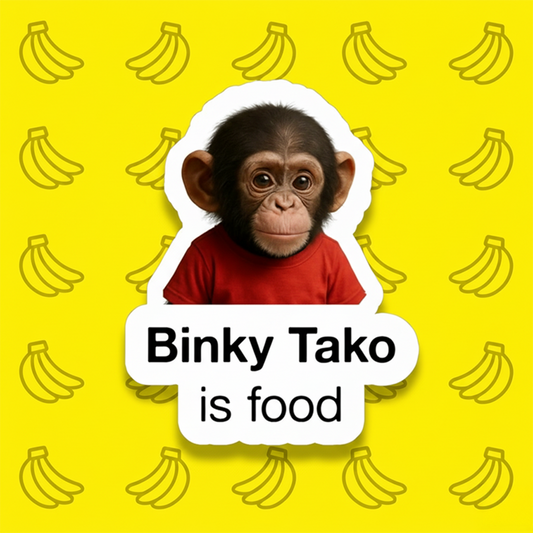 Binky Tako IS Food Sticker