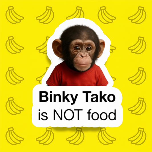 Binky Tako is NOT Food Sticker